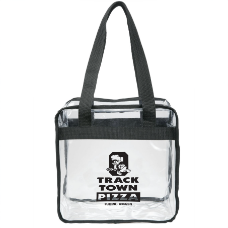 Game Day Clear Zippered Safety Tote